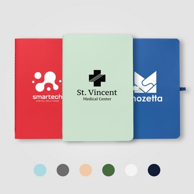 Monolith Stone Paper Soft Touch Lined Journal - A5 - Silkscreen