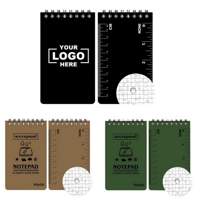 Durable Weatherproof Memo Notebook for Outdoor Adventures